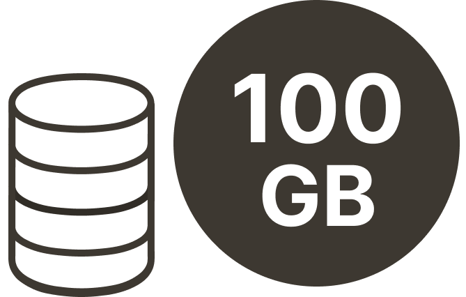 100GB