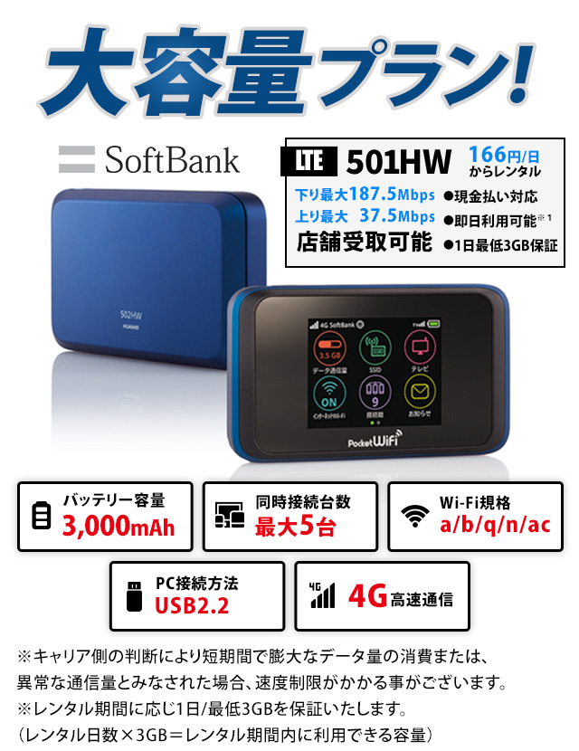 最安値限定SALE WiFi レンタル 90日 無制限 ポケットWiFi wifiレンタル